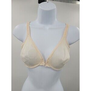 Vintage Olga Front Closure Bra Sz 34D